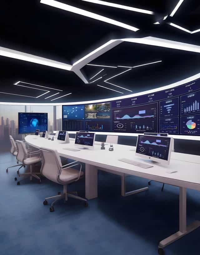 某城市应急调度指挥中心